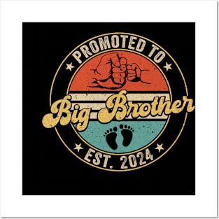 Promoted To Big Brother 2024 Pregnancy New First Brother Youth Posters and Art
